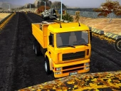 Long trailer truck transport sim