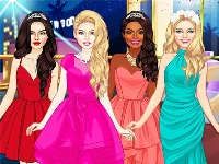 Glam girls dress up