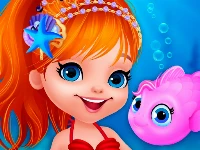 Cute mermaid dress up