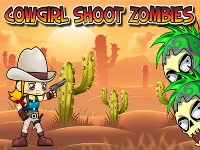 Cowgirl shoot zombies