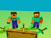 Noob vs pro but knife hit minecraft