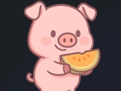Piggy vs watermelon