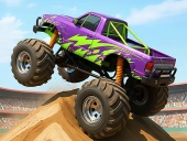 Monster truck stunt game