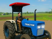 Tractor parking and driving game