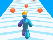 Bubble man runner game