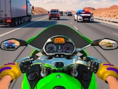 Moto bike highway racing game