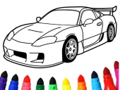 Easy picture colouring game