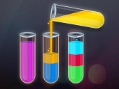 Color sort puzzle game