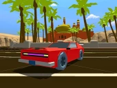 Car stunt racing stylized