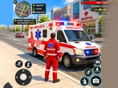 Emergency rush: city ambulance rescue