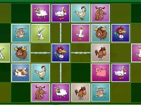 Farm animals matching puzzles