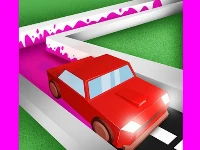 Car driving paint 3d