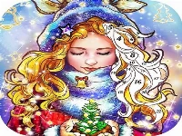 Christmas:coloring book, coloring game free