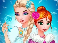 Frozen queen dress up