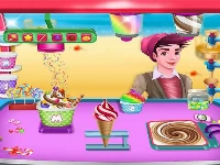 Ice cream maker - make sweet frozen desserts