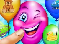 Balloon popping game for kids